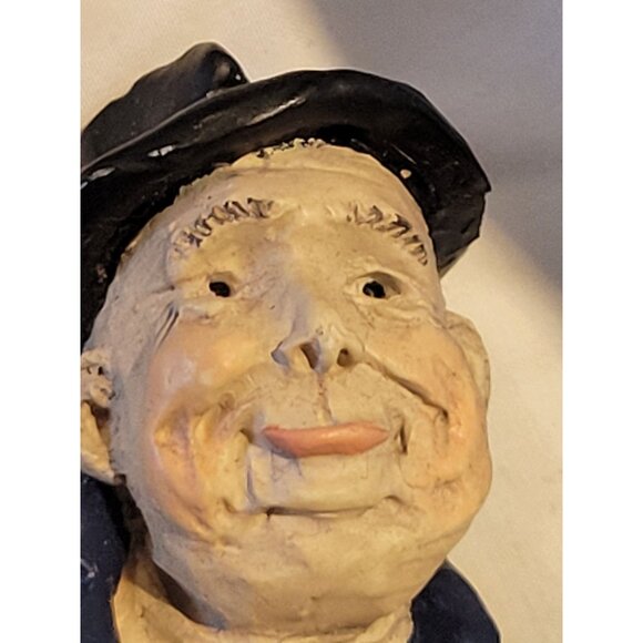 Vintage Crunkleton Resin Figurine "Big Guy" By Handford Ltd 1991 8 Inches - Picture 10 of 10